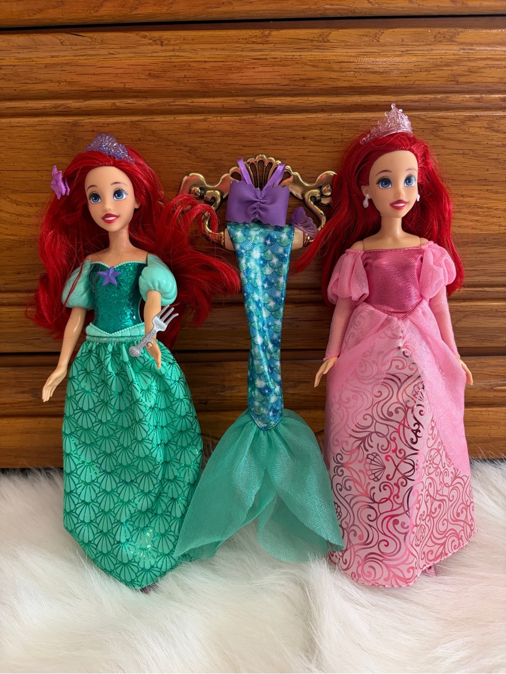 Disney Princess Ariel Mermaid Doll Bundle